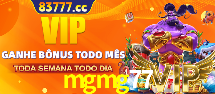 Banner promocional do mgmg77 oferecendo 100% de recompensas adicionais contínuas para quem fizer o login diário (Daily sign-in), com um mascote de coelho.