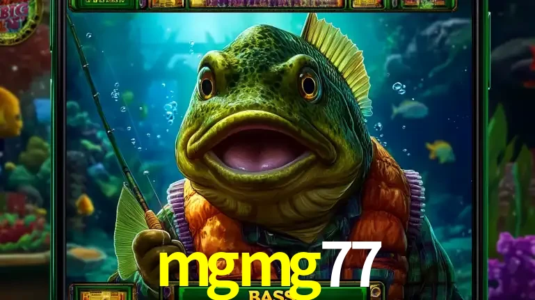 Personagem de peixe pescador do popular jogo de slot com tema de pescaria, uma das emocionantes opções de caça-níqueis para jogar e ganhar no cassino mgmg77.