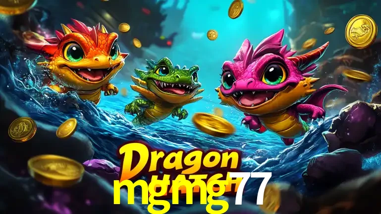 Arte promocional do jogo Dragon Hatch com três adoráveis dragões bebês nadando entre moedas de ouro, um dos slots mais divertidos para jogar no cassino mgmg77.