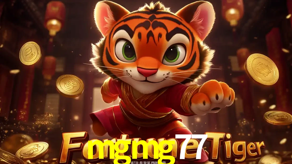 O carismático mascote do jogo de slot Fortune Tiger, um tigre fofo em pose de artes marciais, pronto para trazer sorte e multiplicadores de ganhos no cassino online mgmg77.